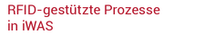 RFID-gestützte Prozesse in iWAS